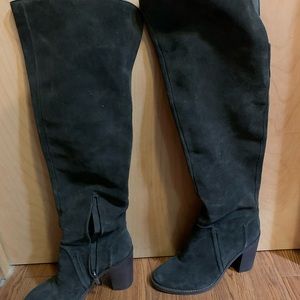 Tall gray boots size 10
